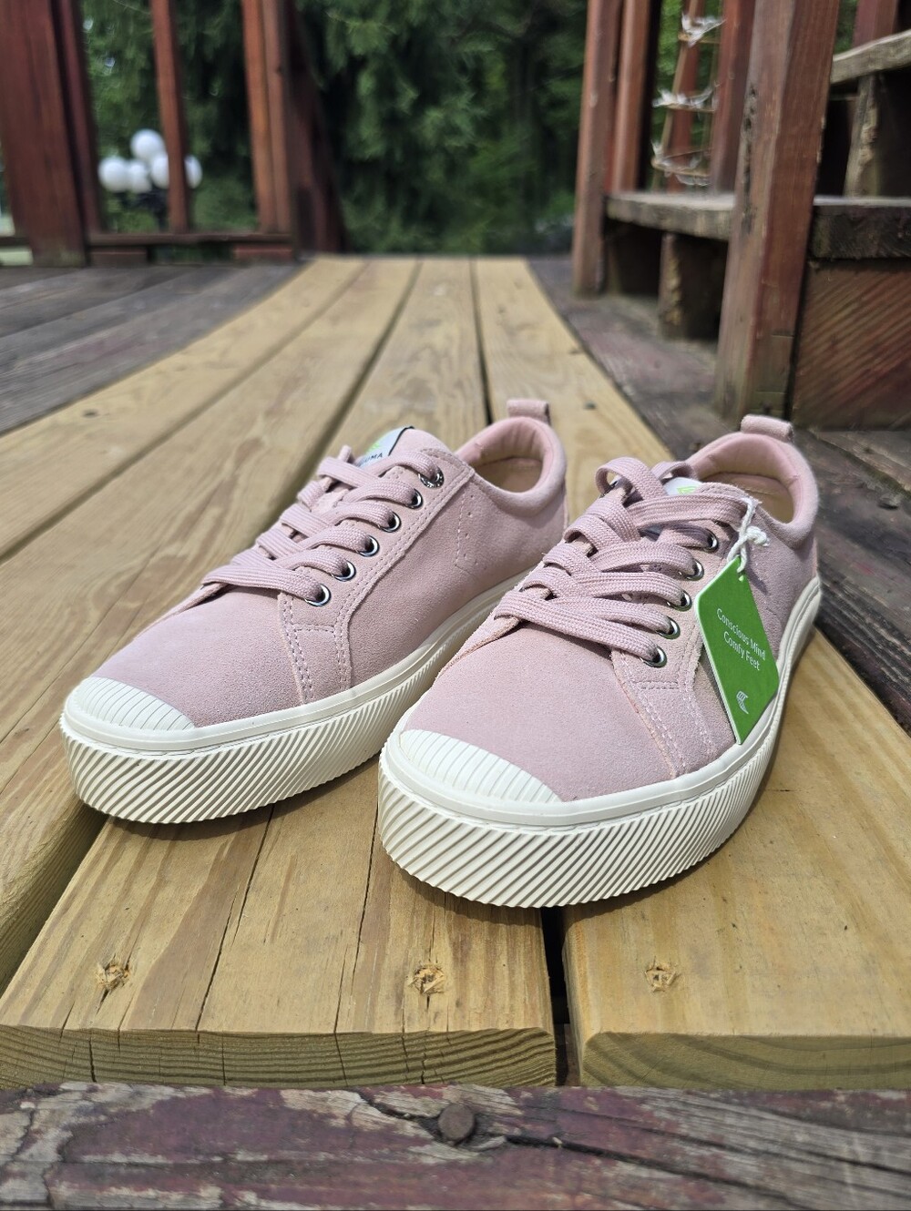 Cariuma, Womens OCA Low Rose Pink Suede Sneakers, Sz 10.5